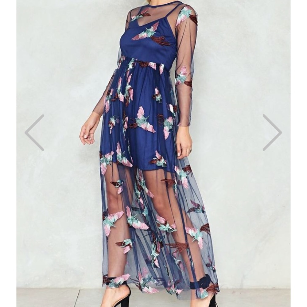 Bird in Paradise Maxi Dress